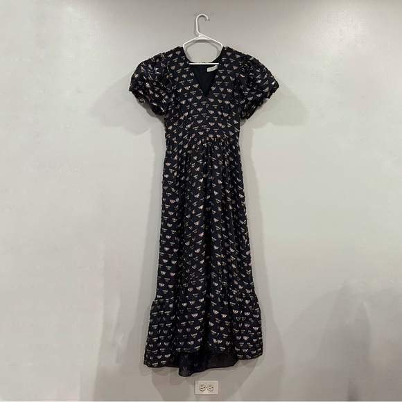 HUNTER BELL Dresses & Skirts - Hunter Bell The Palmer? Dress in Navy Metallic sz 12